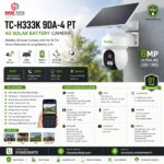 Tiandy TC-H333K 9DA-4 PT 4G Solar Battery Camera
